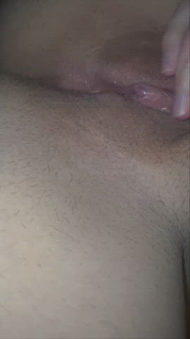 Rubbing my girly cunt hard with the front door wide open. It'd really suck if someone