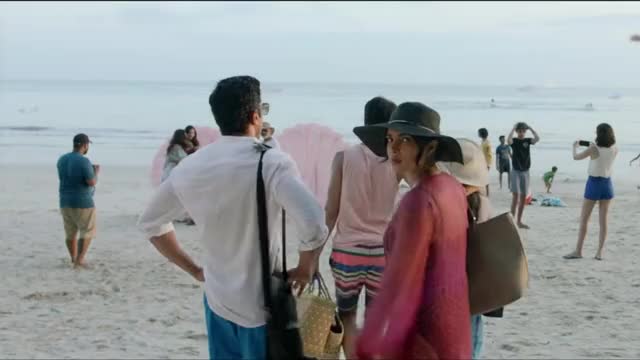 Priyanka Chopra - The Sky Is Pink (2019) - backstory on beach (mini-loop)