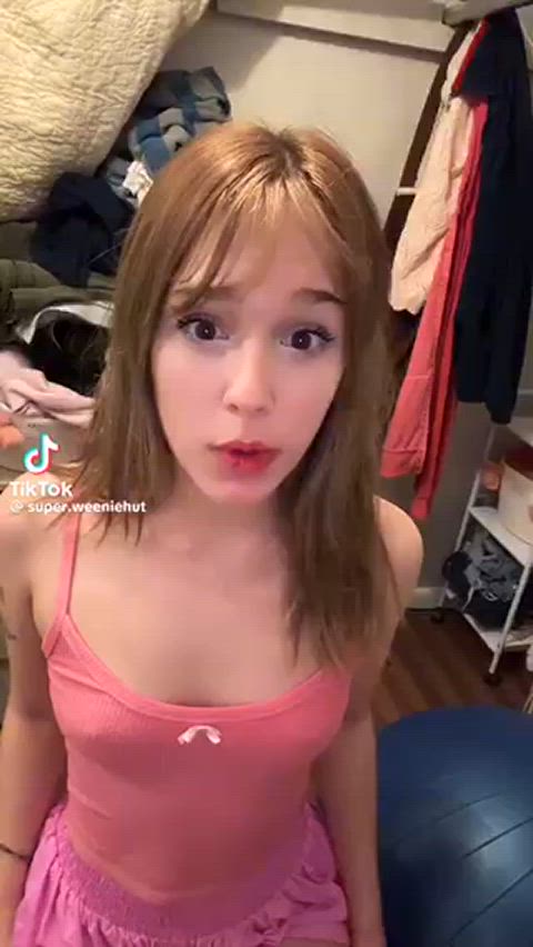 see through clothing teen tiktok clip