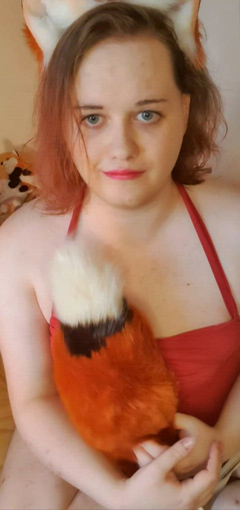 amateur cute petplay redhead small tits solo topless trans trans woman clip