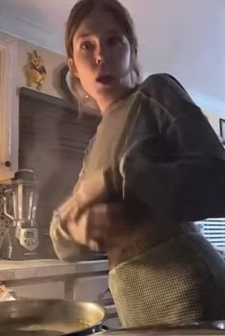 Slip while cooking. Plus video.