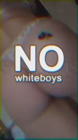 no white boys