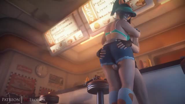 3D, Animated, Autodesk_Maya, Mei-Ling_Zhou, Overwatch, Sound, VG_Erotica, audiodude