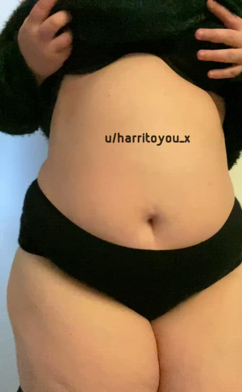 jiggling jiggle belly stretchmarks panties bra bbw chubby thick clip