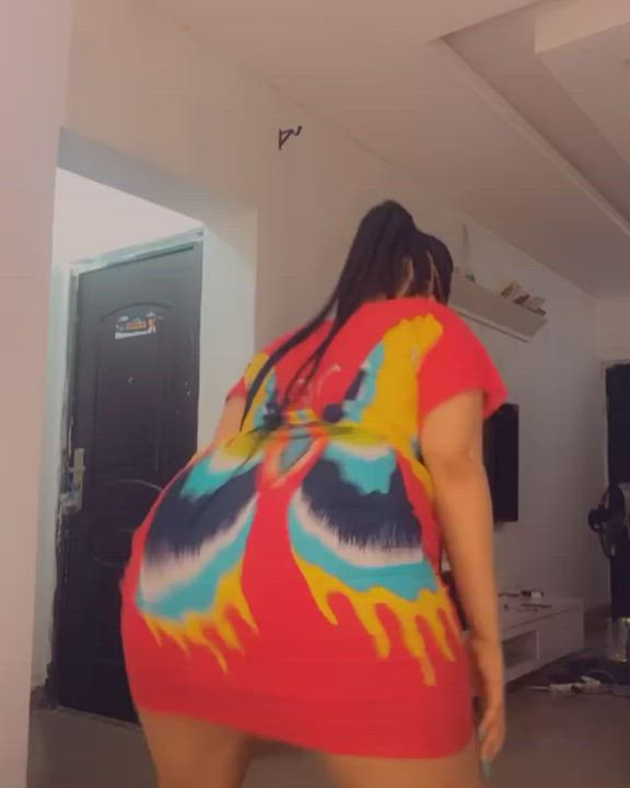 African Booty Thick clip