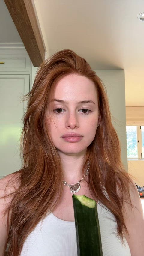 celebrity madelaine petsch redhead clip