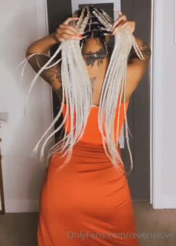 ass booty latina pierced tattoo thick twerking clip
