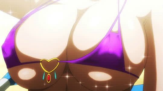 Anime Bikini Bouncing Tits Ecchi Huge Tits clip
