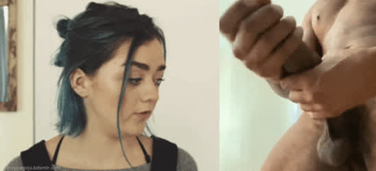 Want Maisie to push my head on that cock while she pegs me