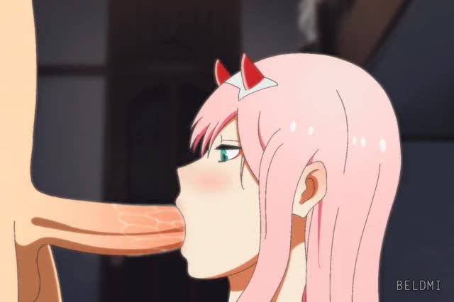 Zero Two Sucking her Darling’s Dick like a Pro
