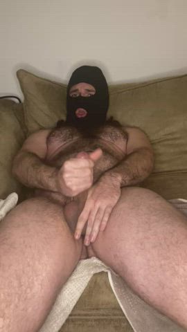 Who wants the next load of cum from my hairy cock?? 😈