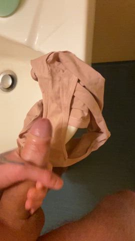 cock cum male masturbation nsfw panties clip