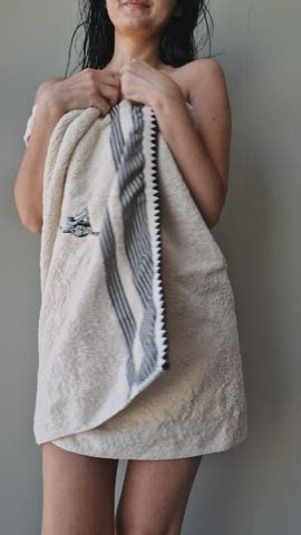Revealing what's behind the towel