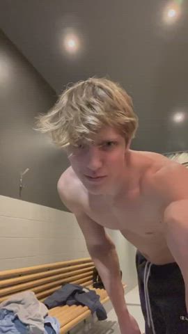 blonde boyfriend muscles clip