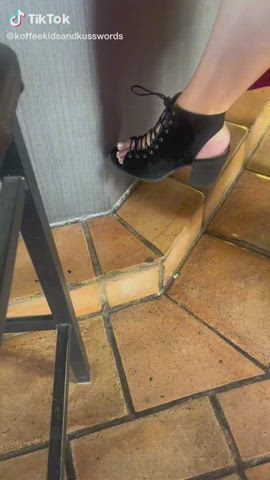 amateur bachelor party feet high heels homemade legs tiktok toes wife clip