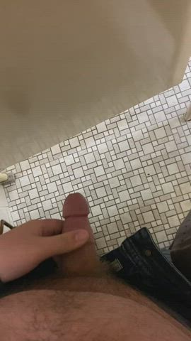 Had a little fun in a public restroom