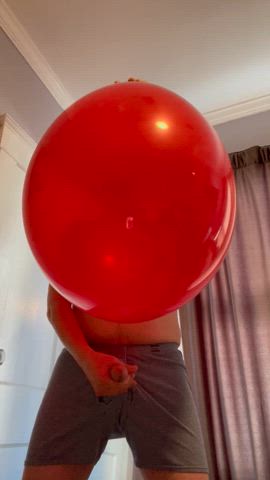 Intense Balloon Play (Part 4): After throbbing for a while, it was time to take my
