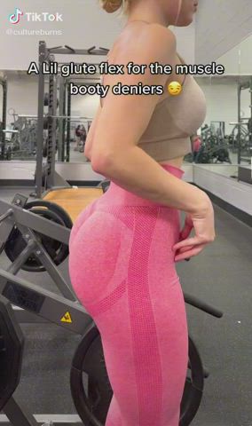 Booty Fitness Gym Leggings Muscular Girl Pawg TikTok clip