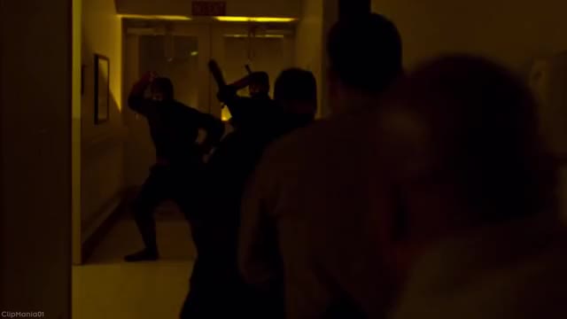 Daredevil vs Ninjas / Hospital Fight | Daredevil Season 2 (2016)