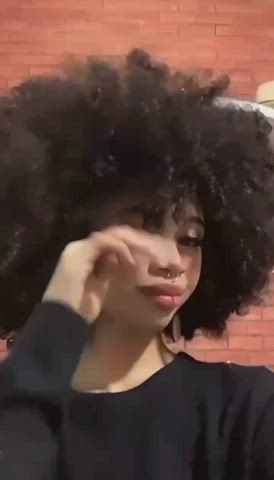 afro ebony pussy spread clip