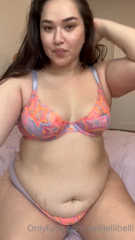 brunette chubby lingerie underwear clip