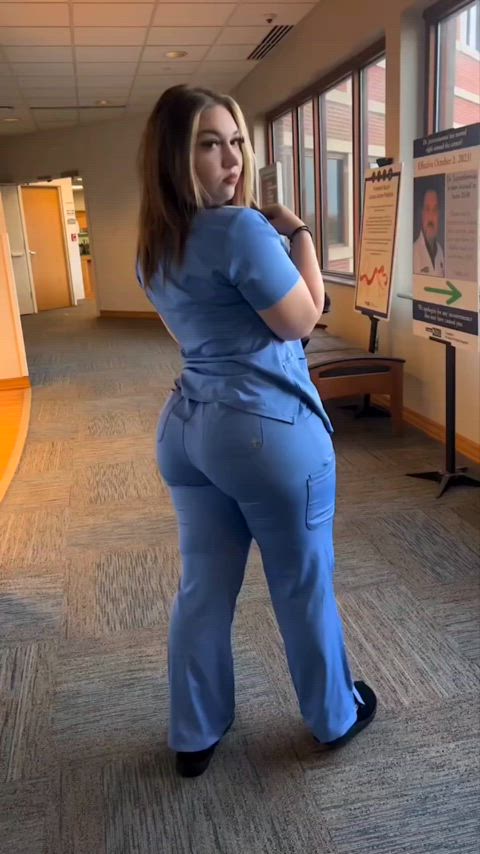 jiggle nurse tiktok walking clip