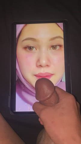 Asian Cumshot Edging Hijab Malaysian Muslim Precum Teen Tribute clip