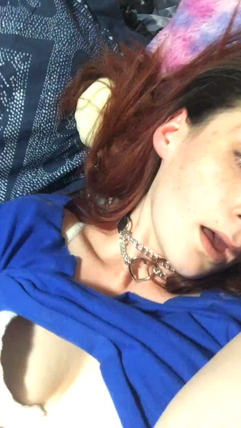 brunette cute masturbating natural tits pussy solo clip