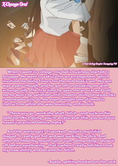 [Pink Oral] Asatsuki, now Asada, bullied into being a gyaru. Part 1 of 2.