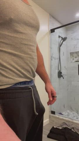 bwc cock dad shower striptease clip