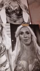 Cum Tribute Setup for the Queen of WWE Charlotte Flair💦💦 (Thoughts?)