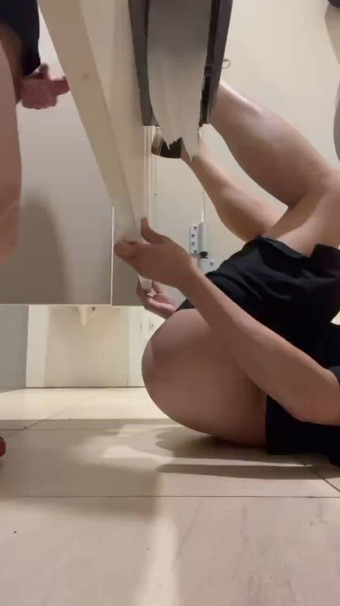 ass cock daddy dildo pants pussy riding sex sexy toilet clip