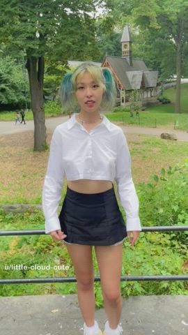 Flashing in Central Park is fun