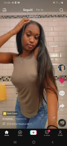 Perky See Through Clothing TikTok clip