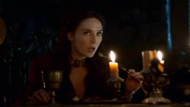 goddess Melisandre eating