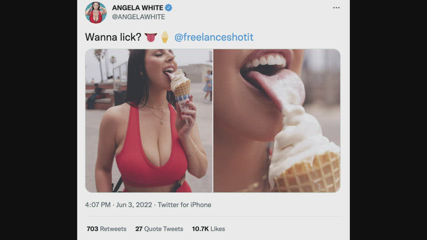 How you will see Angela White Tweets