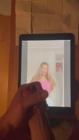 Covered this 18 year old Dutch Tiktok girl with a big load