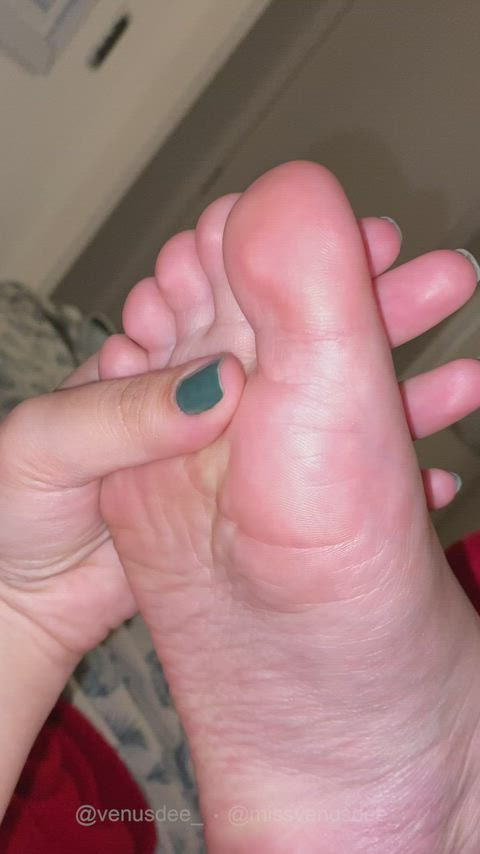 Look how sweaty my foot is, I bet it makes you wanna worship it even more