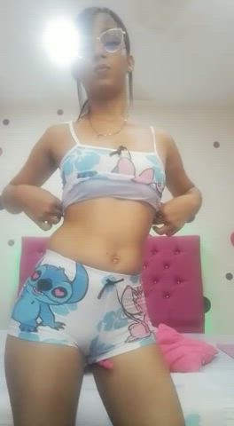 belly button boobs glasses innocent latina petite skinny tits virgin clip