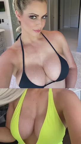 Bouncing Tits Celebrity Cleavage clip