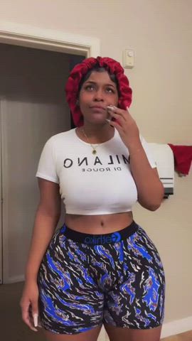 Ass Booty Ebony Thick clip