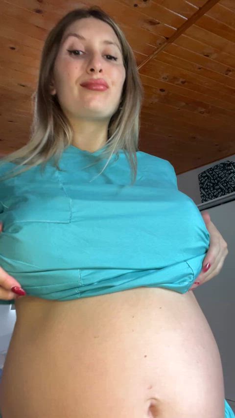 boobs milf natural natural tits nurse tits clip