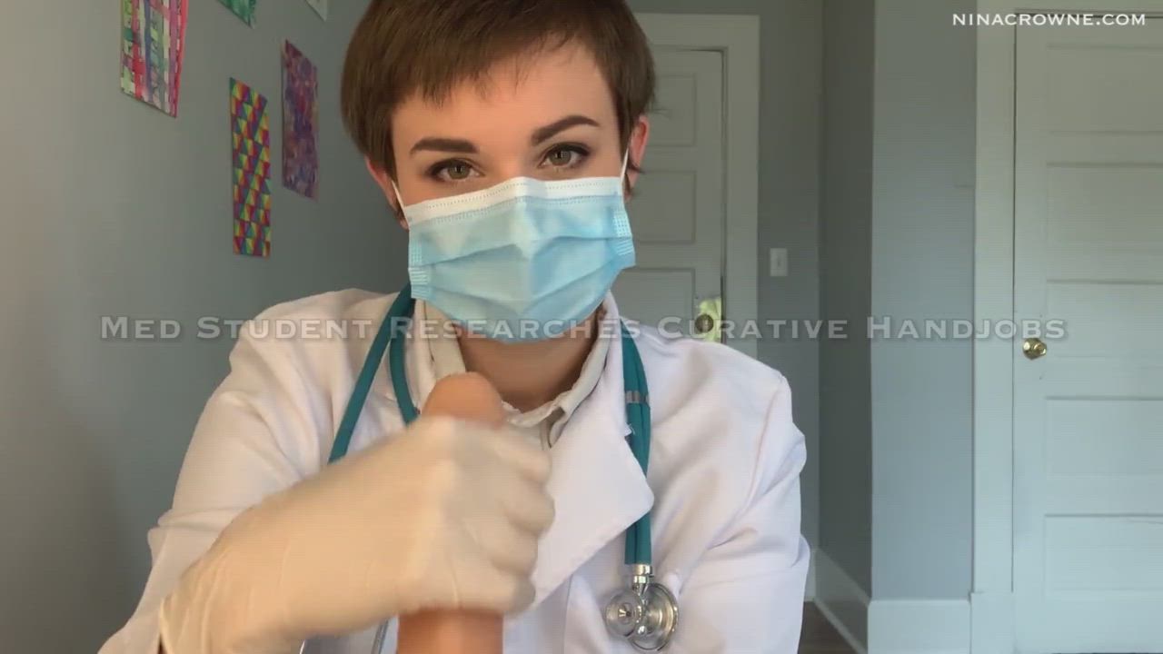 Doctor Handjob Medical Fetish Role Play Student Tease clip