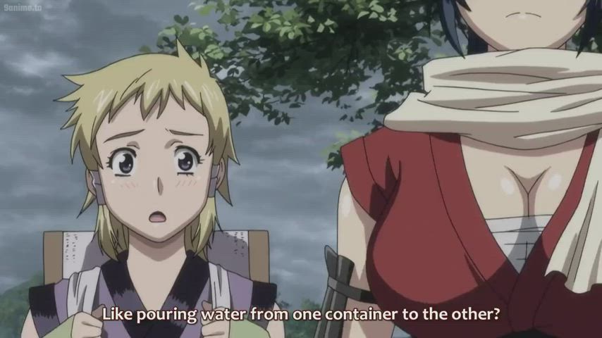 anime big tits bouncing tits clip