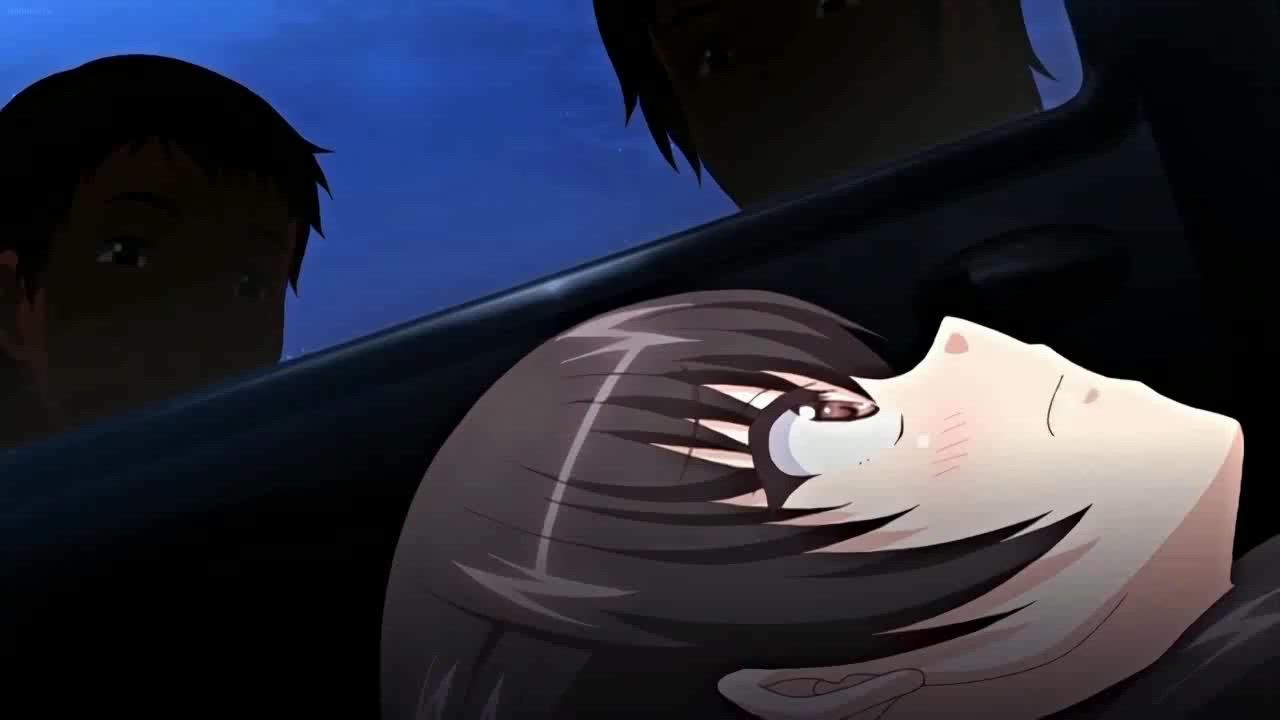 Get peeked having sex in the car. (Soshite Watashi wa Ojisan ni 3)