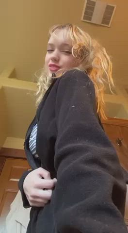 Blonde Huge Tits TikTok clip