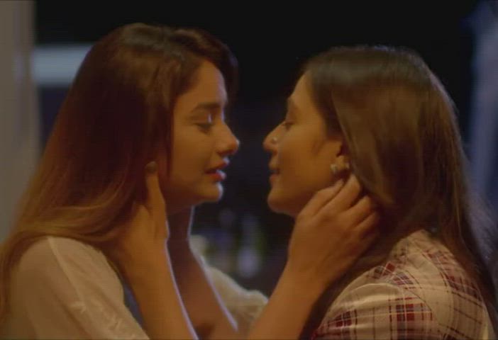 Aunty Boobs Erotica Grabbing Indian Kissing Lesbian Lesbians Long Hair clip