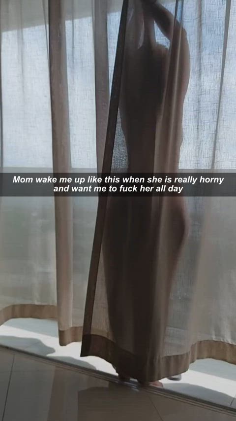 Mom wake me up like this