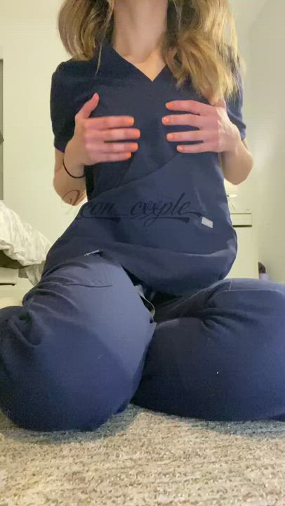 The fun I have underneath my scrubs and no one knows besides you guys ;)