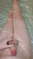 Cum Cumshot Femboy Masturbating Underwater clip